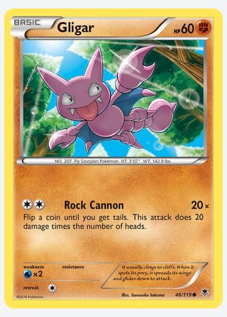 Gligar — catalogusbeeld