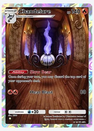Chandelure — catalogusbeeld