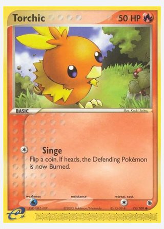 Torchic — catalogusbeeld