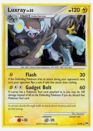 Luxray — catalogusbeeld