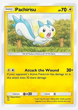 Pachirisu — catalogusbeeld