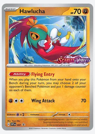 Hawlucha — catalogusbeeld
