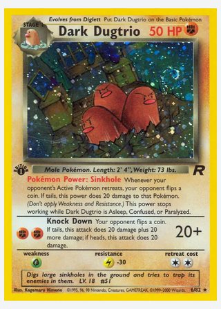 Dark Dugtrio — catalogusbeeld