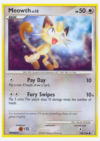 Meowth — catalogusbeeld