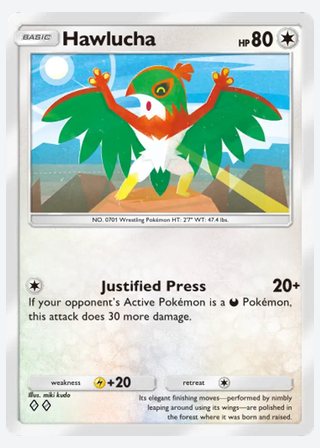 Hawlucha — catalogusbeeld