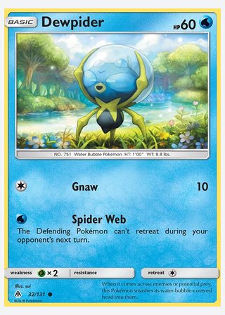 Dewpider — catalogusbeeld