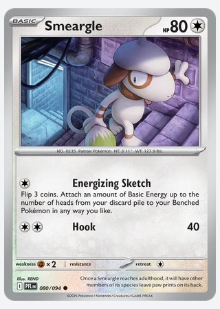 Smeargle — catalogusbeeld