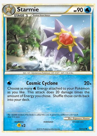Starmie — catalogusbeeld
