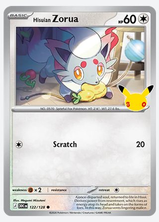 Hisuian Zorua — catalogusbeeld