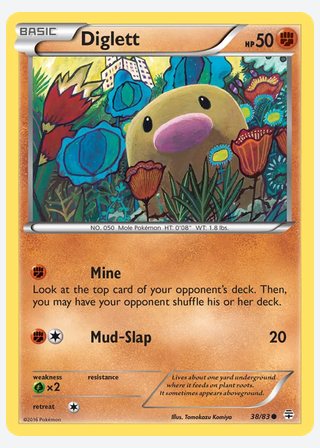 Diglett — catalogusbeeld