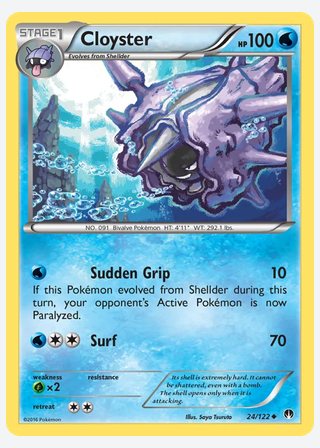 Cloyster — catalogusbeeld