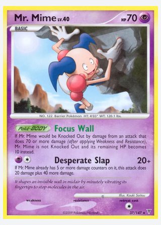 Mr. Mime — catalogusbeeld
