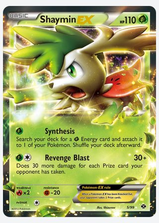 Shaymin-EX — catalogusbeeld