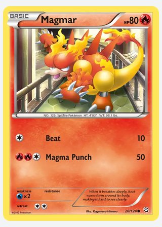 Magmar — catalogusbeeld