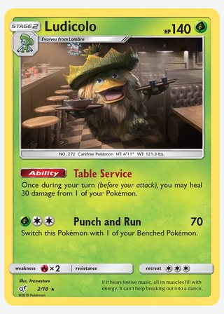 Ludicolo — catalogusbeeld