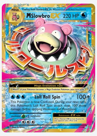 M Slowbro EX — catalogusbeeld