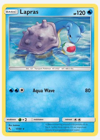 Lapras — catalogusbeeld