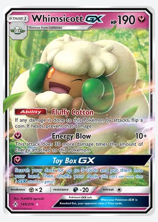Whimsicott GX — catalogusbeeld