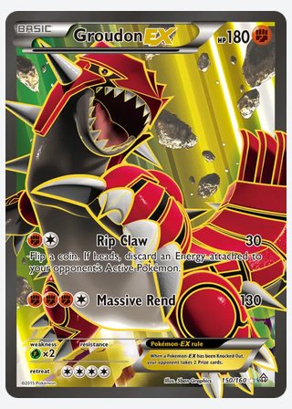 Groudon EX — catalogusbeeld