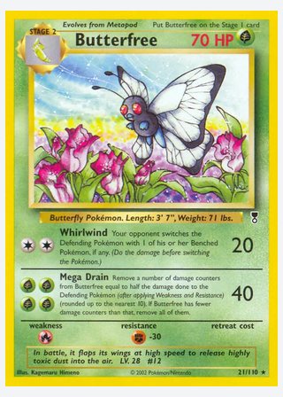 Butterfree — catalogusbeeld