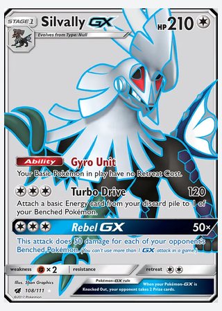 Silvally GX — catalogusbeeld