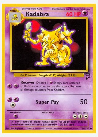 Kadabra — catalogusbeeld