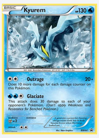 Kyurem — catalogusbeeld