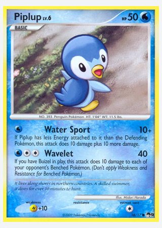 Piplup — catalogusbeeld