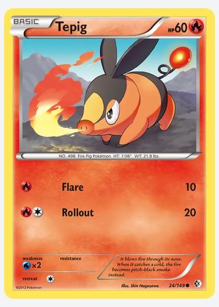 Tepig — catalogusbeeld