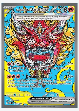 Hearthflame Mask Ogerpon ex — catalogusbeeld
