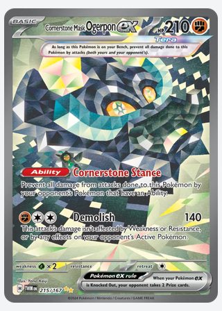 Cornerstone Mask Ogerpon ex — catalogusbeeld