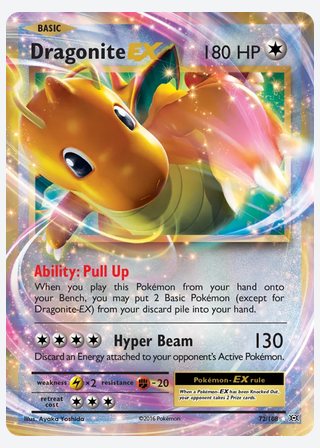 Dragonite EX — catalogusbeeld