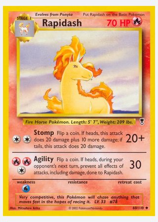 Rapidash — catalogusbeeld