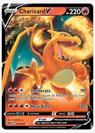 Charizard V — catalogusbeeld