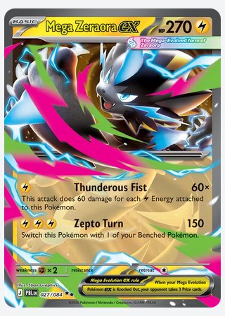 Mega Zeraora ex — catalogusbeeld
