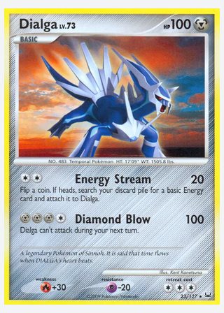 Dialga — catalogusbeeld