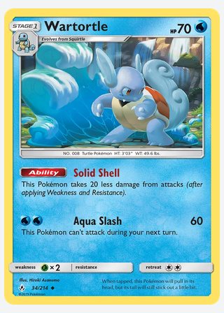 Wartortle — catalogusbeeld