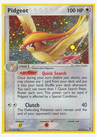 Pidgeot — catalogusbeeld