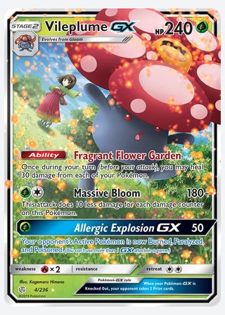 Vileplume GX — catalogusbeeld