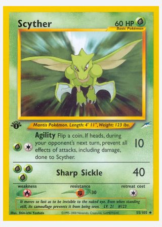 Scyther — catalogusbeeld