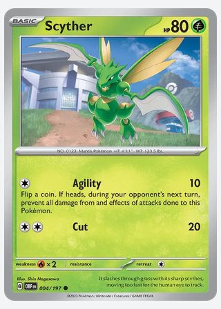 Scyther — catalogusbeeld