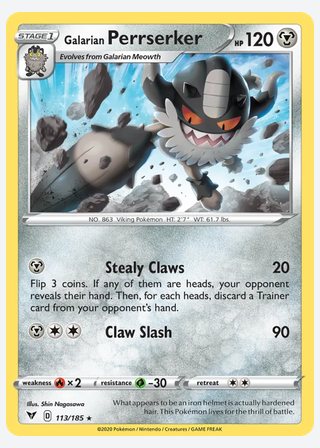 Galarian Perrserker — catalogusbeeld