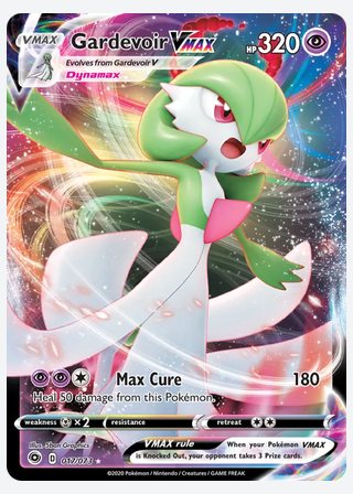 Gardevoir VMAX — catalogusbeeld