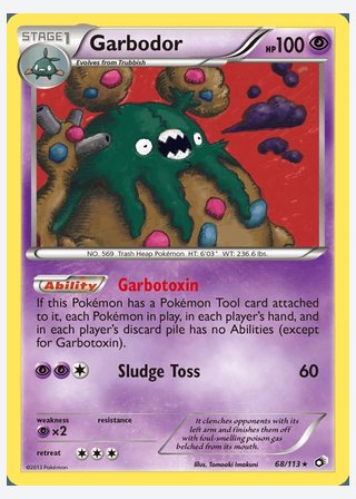 Garbodor — catalogusbeeld