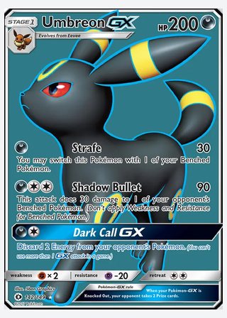 Umbreon GX — catalogusbeeld