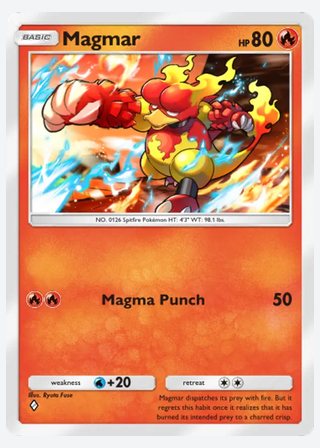Magmar — catalogusbeeld