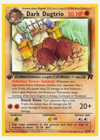 Dark Dugtrio — catalogusbeeld