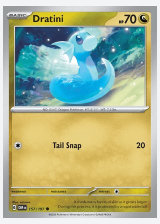 Dratini — catalogusbeeld