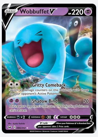 Wobbuffet V — catalogusbeeld