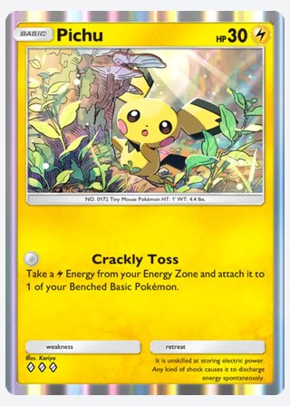 Pichu — catalogusbeeld